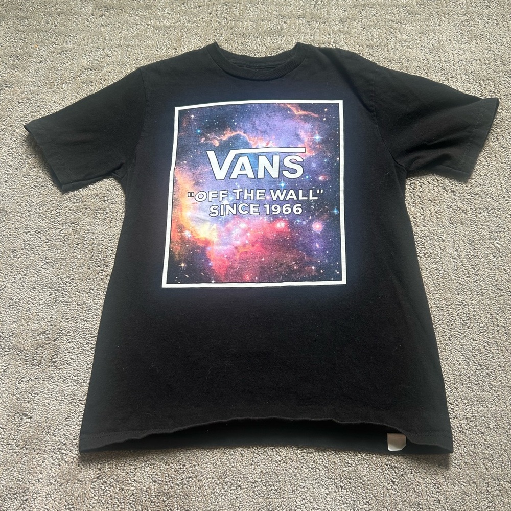 Vans 'Off The Wall' Galaxy Graphic Tee - Black